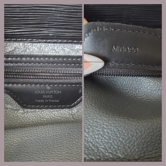 Authentic Louis Vuitton Black Epi Leather Sac Plat - Picture 5 of 7